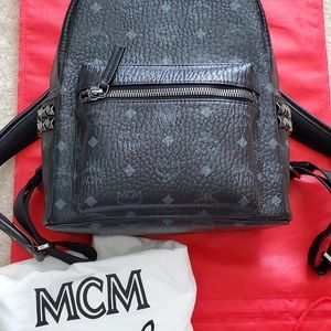 MCM Stark Side Stud Small Backpack - New